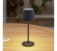 Lindby Lampada da tavolo a LED dimmerabile senza fili con sensore touch, lampada da tavolo portatile ricaricabile per interni esterni IP54 lampada da giardino