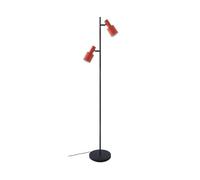 Lindby lampada da terra arancio, nero, piantana | lampada pavimento E27, 2 luces, Moderno per Studio, Ufficio, Soggiorno