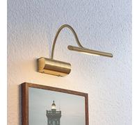 Lindby Applique dimmerabile (Moderno) colore Oro, in Metallo ad es. Soggiorno & Sala da pranzo lampadina inclusa lampada per quadri applique