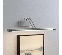 Lindby Lampada LED per quadri Mailine, 69 cm, nichel, interruttore 9624434