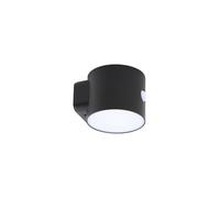 Lindby Lampada solare da esterni con sensore di movimento (Moderno) colore Nero, lampadina inclusa applique outdoor per giardino facciata casa