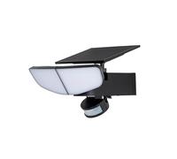 Lindby Lampada solare da esterni dimmerabile con sensore di movimento (Moderno) colore Nero, lampadina inclusa applique outdoor per giardino facciata