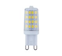 Lindby Lampadina bispina a LED, G9, 3 W, trasparente, 4.000 K, 350 lm LINDBY