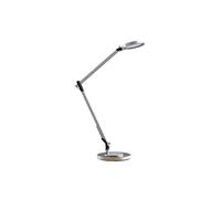 Lindby Lampadine LED lampada da scrivania argento, nero dimmerabile lume | luce scrivania Moderno, 3000 K Bianco caldo per Studio, Ufficio