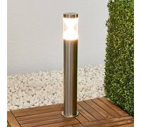 Lindby Lampione a LED Fabrizio, altezza 56 cm, acciaio inox LINDBY
