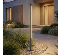 Lindby Lampione a LED Liravel, altezza 115 cm, antracite, IP65 LINDBY