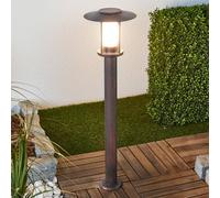 Lindby Lampione a LED Pavlos, 76 cm, color ruggine, acciaio inox LINDBY