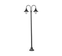 Lindby Lampione da esterni dimmerabile (Moderno) colore Nero, in Alluminio Candelabro lampada