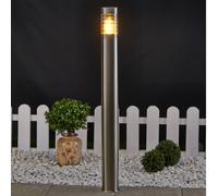 Lindby Lampione Enja, 100 cm, acciaio inox, IP44, E27 LINDBY