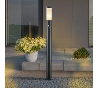 Lindby Lampione Statius, antracite/bianco, sensore, 100 cm LINDBY