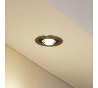 Lindby luci da incasso Jyla, nichel opaco, Ø 13 cm, GX53 LINDBY