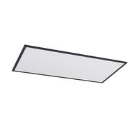 Lindby Pannello LED (Moderno) colore Nero, in Alluminio ad es. Cucina lampadina inclusa lampada da ufficio per postazione lavoro plafoniera soffitto