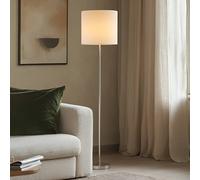 Lindby Lampada da Terra Paralume in Tessuto, Stile Retro Classico Metallo a Piantana Soggiorno Salotto Camera letto Angolo Vintage Lampadina non inclusa 167cm