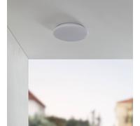Plafoniere LED 'Astera' colore Bianco, (1 luce, lampadina inclusa) di Lindby | lampada da esterni per giardino, terrazzo, balcone e casa, plafoniera LED
