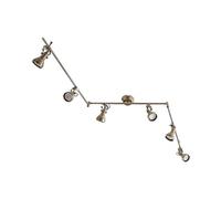 Lindby Plafoniera dimmerabile (Antico) colore Marrone, in Metallo ad es. Soggiorno & Sala da pranzo plafoniera lampada