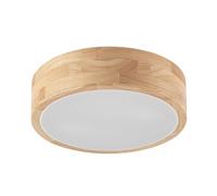 Lindby Plafoniera dimmerabile (Country) colore Ocra, in Legno ad es. Soggiorno & Sala da pranzo plafoniera legno lampada