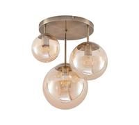 Lindby Plafoniera dimmerabile (Moderno) colore Beige, in Vetro ad es. Soggiorno & Sala da pranzo plafoniera lampada