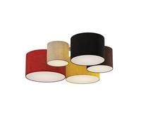 Lindby Plafoniera dimmerabile (Moderno) colore Multicolore, in Tessuto ad es. Soggiorno & Sala da pranzo plafoniera tessuto lampada