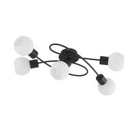 Lindby Plafoniera dimmerabile (Moderno) colore Nero, in Metallo ad es. Soggiorno & Sala da pranzo plafoniera lampada