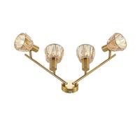 Lindby Plafoniera dimmerabile (Moderno) colore Oro, in Metallo ad es. Soggiorno & Sala da pranzo plafoniera lampada