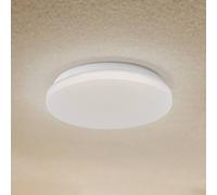 Lindby Plafoniera LED da esterni Kirkola, 4000 K, Ø 26 cm, bianca LINDBY