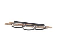 Lindby Plafoniera LED dimmerabile (Moderno) colore Ocra, in Legno ad es. Soggiorno & Sala da pranzo lampadina inclusa lampada plafoniera