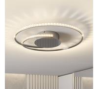 Lindby plafoniera LED Joline, Ø 45 cm, cristalli, metallo LINDBY