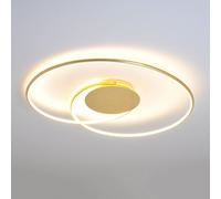 Plafoniera LED 'Joline' (Moderno) colore Oro, in Metallo ad es. Soggiorno & Sala da pranzo, lampadina inclusa) di Lindby | lampada LED, plafoniera LED, plafoniera