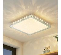 Lindby plafoniera LED Lorand, cristalli, CCT, telecomando LINDBY