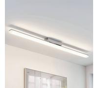 Lindby Plafoniera LED per il bagno Levke, 100 cm, dimmerabile, IP44 LINDBY