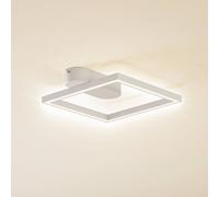 Lindby Plafoniera LED (Moderno) colore Bianco, in Alluminio ad es. Soggiorno & Sala da pranzo lampadina inclusa lampada plafoniera