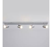 Lindby plafoniera per il bagno Dejan, 85 cm, a 4 luci, cromo, IP44 LINDBY