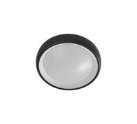 Lindby Plafoniere LED (Moderno) colore Nero, lampadina inclusa lampada da esterni per giardino terrazzo balcone e casa plafoniera