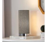 Lindby Ronja - lampada da tavolo con base cromata LINDBY
