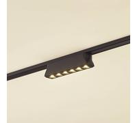 Lindby Striscia LED 48 V Lumaro, nera, 6 punti, 2,5 cm, dimmerabile LINDBY