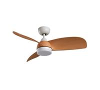 Lindby Ventilatore da soffitto con lampada dimmerabile a controllo remoto (Moderno) colore Bianco, in Metallo ad es. Soggiorno & Sala pranzo lampadina inclusa