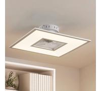 Lindby Ventilatore da soffitto LED Romea, angolare, DC, silenzioso, 60 cm LINDBY