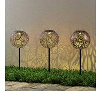 Lindby Vilani lampada LED solare in set da 3x LINDBY