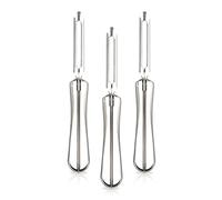 Linden Sweden Original Jonas Vegetable Peeler Made in Sweden | Great for Apples, Carrots and Potatoes | Ergonomic Handle for Safety and Control | Dishwasher Safe | Stainless Steel Construction 3 Pack