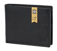 Lindenmann purse men/men wallet, cowhide matt, black
