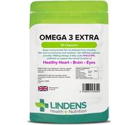 Lindens Omega 3 Olio di Pesce Extra 1000 mg Capsule Concentrate Alta Resistenza