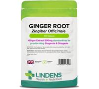 Lindens Radice di Zenzero 4-PACCO 360 Compresse da 500mg di qualità naturale