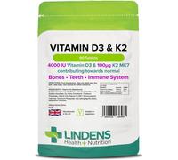 Lindens Vitamin D3 4000IU e K2 MK7 100MCG 90 Compresse