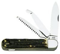 LINDER 440A - Coltello a serramanico con Lama apribile, Multicolore, 8,5 cm