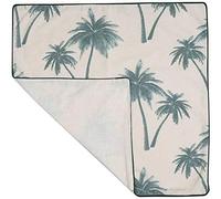 Linder Custodia di Cuscino Decorativo, Poliestere, Naturale e Verde, 60 x 60 cm