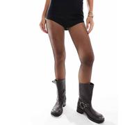 Lindex - Collant neri a rete micro-Nero L