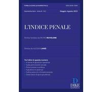 L'indice penale (2023). Vol. 2: Maggio-agosto