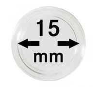 LINDNER Das Original Capsule per Monete Ø 15 mm Interno, Confezione da 10