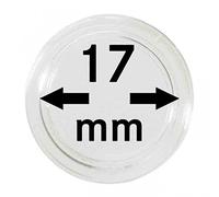 LINDNER Das Original Capsule per Monete Ø 17 mm Interno, Confezione da 10