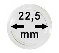 LINDNER Das Original Capsule per Monete Ø 2,5 mm Interno, Confezione da 10